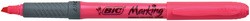 BIC Textmarker "Highlighter Grip", Keilspitze, pink