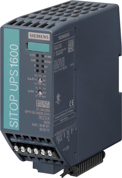 SIEMENS SIEMENS Industrielle USV-Anlage (DIN Rail) Siemens 6EP4136-3AB00-2AY0