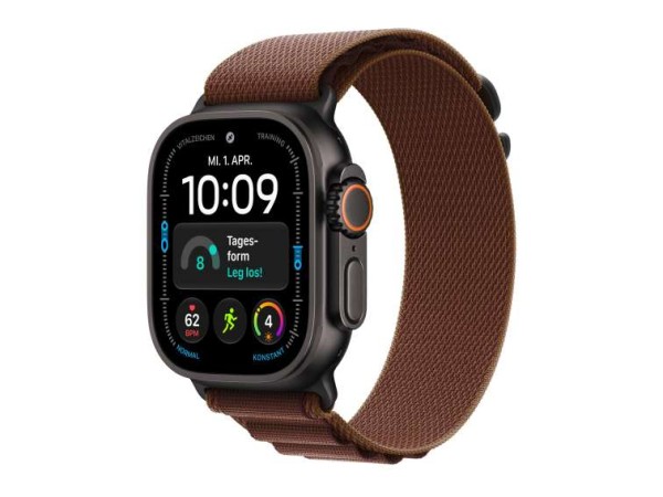 APPLE Watch Ultra 4 Titanium Cellular 49mm Natur (Alpine Loop burgunder) S MJC04QF/A
