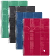 Clairefontaine Cahier reliure intégrale, A4, ligné 8 + marge