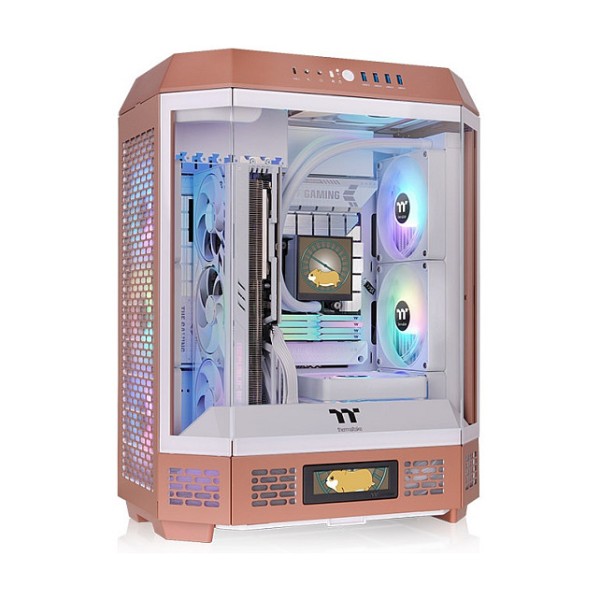 THERMALTAKE The Tower 600 Mid Tower ATX Gehäuse Sichtfenster mocha mousse CA-1Z1-00MUWN-00