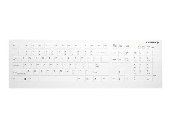 CHERRY ACTIVE KEY MTA AK-C8112 Wireless EU-Layout weiß AK-C8112-FUS-W/EU