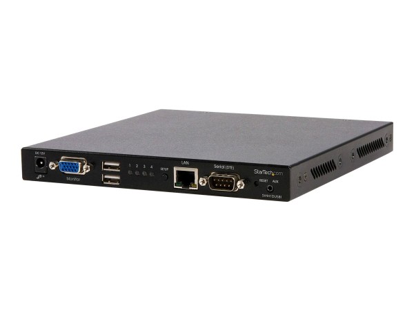 STARTECH.COM 4 Port USB VGA IP KVM Switsch mit Virtual Media SV441DUSBI