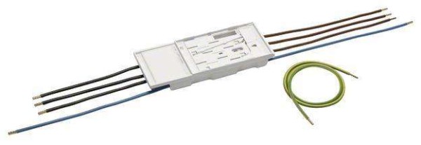 HAGER eHZ-Anschlusskassette, KU73S10 5-pol.,m.Spg.abg KU73S10