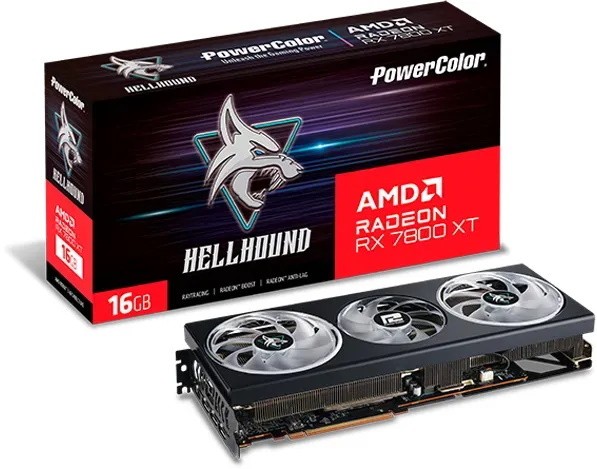 POWERCOLOR POWERCOLOR AMD Radeon RX 7800 XT Hellhound 16GB