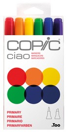 COPIC Marker ciao, 6er Set "Primary"