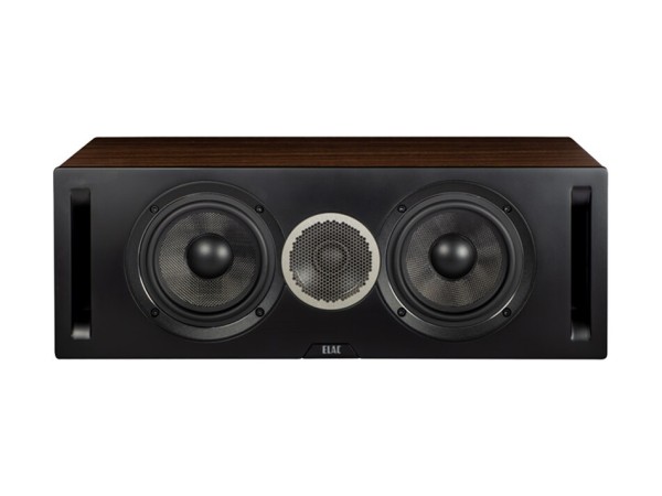 ELAC ELAC Debut Reference C5 Centerlautsprecher, schwarz/holz