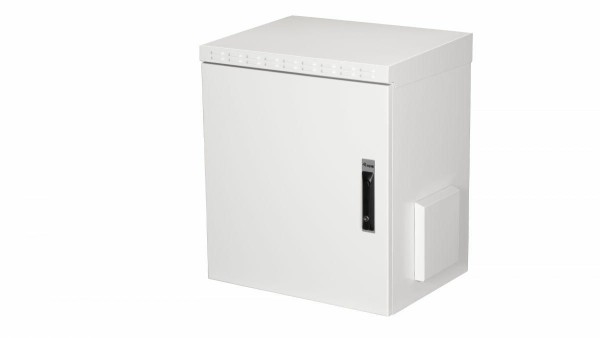 EQUIP Serverschrank 19" 12U 600x450mm Stahltür grau ESO-12-6045-G
