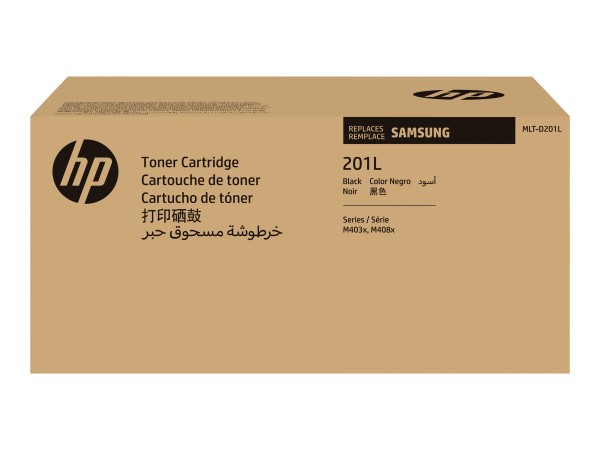 HP SAMSUNG MLT D201L High Yield (schwarz) Schwarz Tonerpatrone (SU870A)