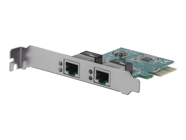 STARTECH.COM 2 Port Low Profile PCI Express Gigabit Ethernet Netzwerkkarte ST1000SPEXD4