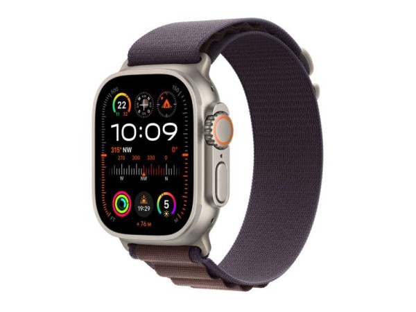 APPLE Watch Ultra 2 GPS + Cellular, 49mm Titanium Case with Indigo Alpine L MRET3FD/A