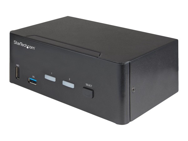 STARTECH.COM 2 Port Dual Monitor HDMI KVM Switch - 4K 60Hz Ultra HD HDR - D SV231DHU34K6