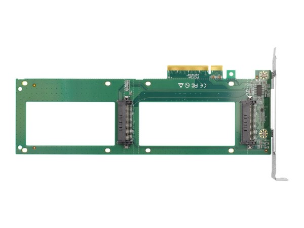 DELOCK ELOCK PCI Express 4.0 x8 Karte 2 x intern U.2 NVMe SFF-8639 90091