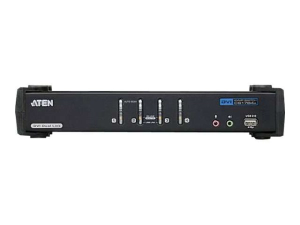 KVM Switch Aten 4P. USB DVI 3D Audio CS1784A-AT-G