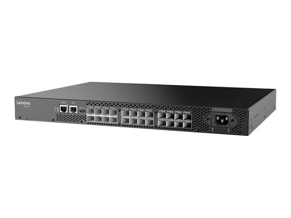 LENOVO LENOVO ThinkSystem DB610S, 8 ports licensed, 8x 16Gb SWL SFPs, 1 PS, Rail Kit, Lifetime Warranty Sup