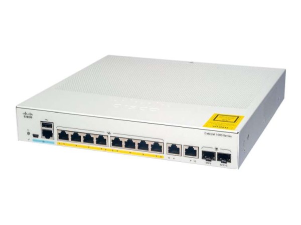 CISCO SYSTEMS CATALYST 1000 8PORT GE C1000-8FP-E-2G-L
