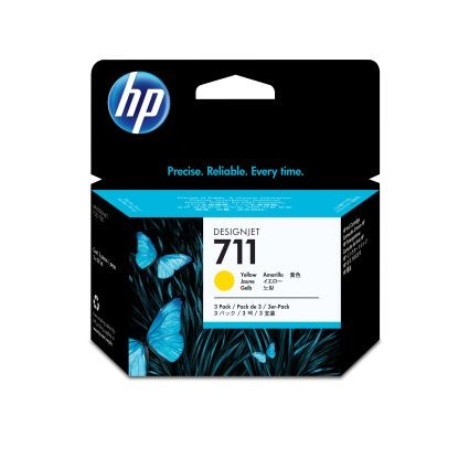 HP 711 Schwarz DesignJet Tintenpatrone - 80 ml