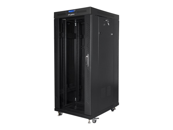 LANBERG LANBERG RACKMOUNT 19" 27U 600X800 LCD SCHWARZ GLASTÜR
