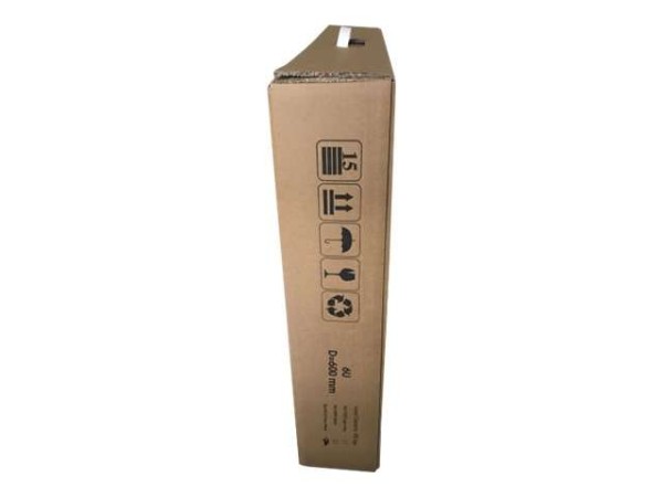 EFB ELEKTRONIK 19" 12HE Wandgeh. Basic, Tiefe 600mm, unmontiert, RAL 7035 WGB-1912GR.60