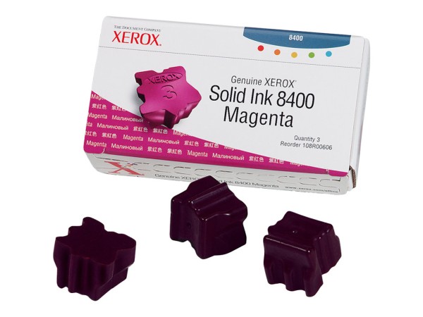 XEROX Phaser 8400 3 Magenta feste Tinten 108R00606