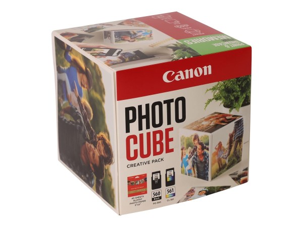 CANON PG-560 / CL-561 Photo Cube Creative Pack White Green 3713C014
