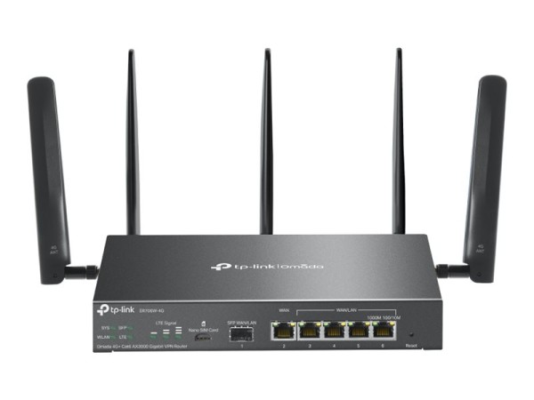 TP-LINK Omada 4G+ Cat6 AX3000 Gigabit VPN Router ER706W-4G
