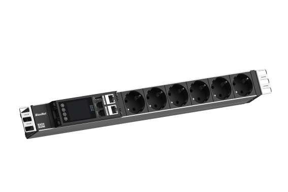 BACHMANN BN ESSENTIAL Metered 19", 6xCEE7/3 2,0m CEE7/7 BM0024203