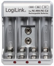 LogiLink Stecker-Ladegerät, silber