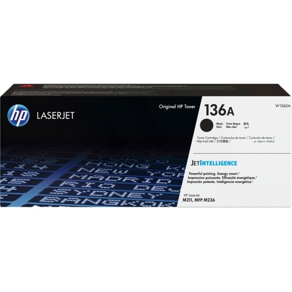 HP HP 136A BLACK ORIGINAL