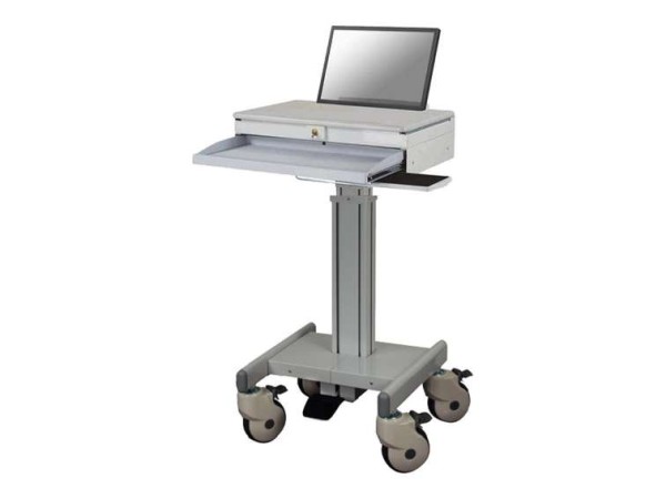 NEOMOUNTS mobiler Arbeitsplatz für Laptop, Tastatur und Maus MED-M100
