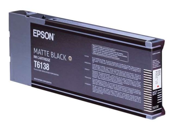 EPSON T6138 mattschwarz Tintenpatrone C13T613800