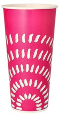 STARPAK Papp-Trinkbecher, 0,5 l, pink, 50er