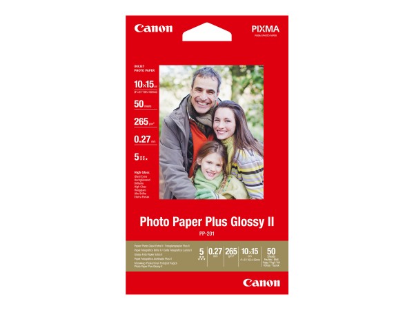 Original Canon Glossy Foto Papier, 10 x 15 cm, 260 g/qm