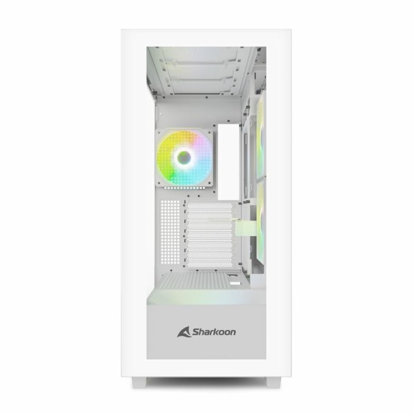 SHARKOON SHARKOON Rebel C60 - Midi Tower - PC - Weiß - ATX - micro ATX - Mini-ITX - Stahl - Gehärtetes Glas