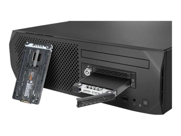 ICY DOCK IcyDock 1xM.2 NVMe to 1x3.5" bay mobile rack keylock miniSAS MB833M2K-B