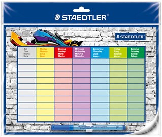 STAEDTLER Stundenplan-Set Lumocolor correctable, DIN A4