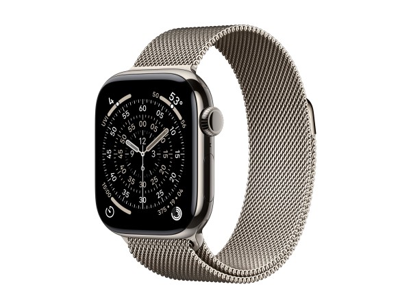 APPLE APPLE Watch S11 Titan Natur Cellular 42mm (Milanaise Armband natur)