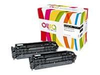 ARMOR OWA Toner komp. HP CC530AD / Canon 718 (2x 3500 S.) schwarz K35132OW