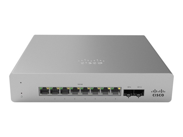 CISCO CISCO MERAKI Meraki MS120-8LP 1G L2 ClD Mngd 8x 64W