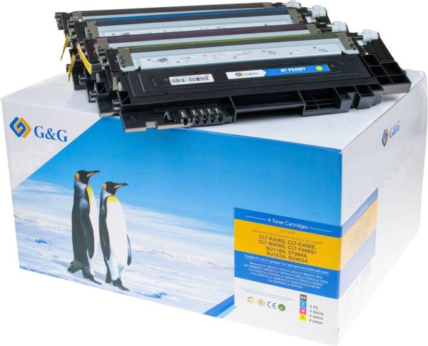G&G G&G Toner G&G Samsung CLT-P406C    Multipack   comp. bk/ye/cy/ma