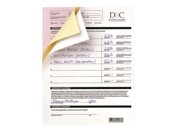 XEROX Premium Digital Carbonless Paper, CB weiß