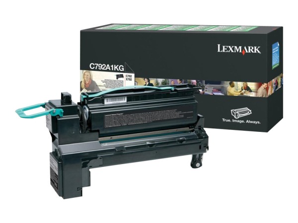 LEXMARK Schwarz Tonerpatrone LCCP, LRP C792A1KG