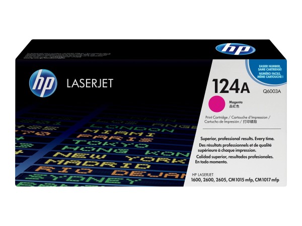 HP 124A Magenta LaserJet Tonerpatrone (Q6003A) Q6003A