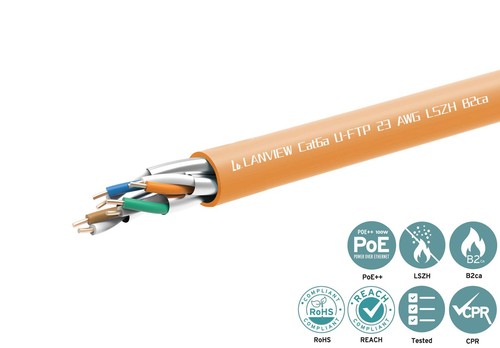 EET Lanview LVN122153 Netzwerkkabel Orange 305 m Cat6a (LVN122153)