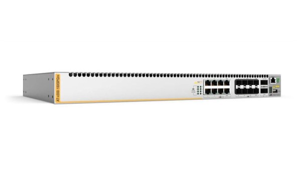 ALLIED TELESIS L3 STAC SW 8X1/2.5/5/10G-T POE+ AT-X550-18XSPQM-B51