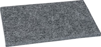 HEYDA Prickel-Filzunterlage, grau, 125 x 180 mm