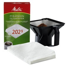 Melitta Pyramidenfiltertüten 202s für Gastronomie-Maschinen