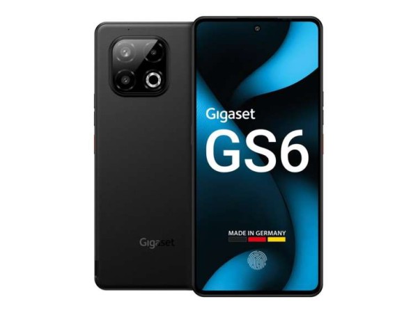 GIGASET GS6 Smartphone Titanium Black 6,67" FHD+ OLED-Display mit 120 Hz un S30853-H1541-R121