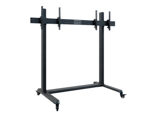 HAGOR CPS mobile Stand 2x 55-65 mobiles Standsystem für zwei Displays 55-65 3325