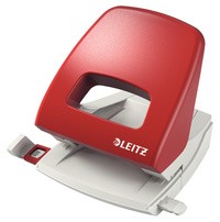 LEITZ Locher Nexxt 5005, Stanzleistung: 25 Blatt, rot